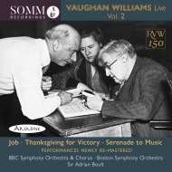ヴォーン・ウィリアムズ（1872-1958）/Job A Song Of Thanksgiving Serenade To Music： Boult / Bso Bbc So ＆ Cho (194