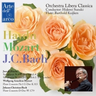 Haydn Symphonies Nos.4, 104, Mozart Flute Concerto No.1, J.C.Bach Flute Concerto : Hidemi Suzuki / Orchestra Libera Classica, Barthold Kuijken(Fl)(2CD)