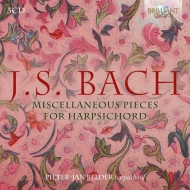 バッハ（1685-1750）/Miscellaneous Pieces For Harpsichord： Belder(Cemb)