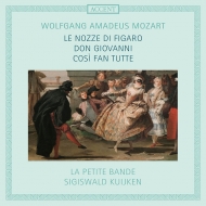 Le Nozze di Figaro, Don Giovanni, Cosi Fan Tutte : Sigiswald kuijken / La Petite Bande (1992-98 Stereo)(9CD)
