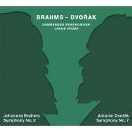 ブラームス：交響曲第2番、ドヴォルザーク：交響曲第7番　ヤクブ・フルシャ＆バンベルク交響楽団（2SACD）