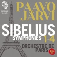 シベリウス（1865-1957）/Sym 1 4 ： P. jarvi / Paris. o (Hyb)