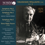 ヴォーン・ウィリアムズ（1872-1958）/Sym 2 5 ： Vaughan-williams / Lso Lpo (1946 1943 1952) +dona Nobis Pacem