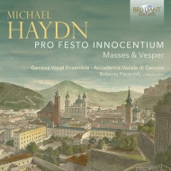 ハイドン、ミヒャエル（1737-1806）/Pro Festo Innocentium-masses ＆ Vesper： Paraninfo / Accademia Vocale Di Genova