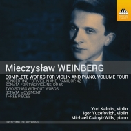 ٥륰1919-1996/Complete Violin Sonatas Vol.4 Kalnits Yuzefovich(Vn) Csanyi-wills(P)