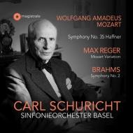 Brahms Symphony No.2, Mozart Symphony No.35, Reger Mozart Variations : Carl Schuricht / Basel Symphony Orchestra (1964)(2UHQCD)