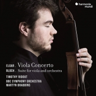 エルガー（1857-1934）/(Viola)cello Concerto： Ridout(Va) Brabbins / Bbc So +bloch： Suite