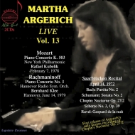 ピアノ作品集/Argerich： Mozart： Concerto 25 Rachmaninov： Concerto 3 J. s.bach Schumann Chopin Ravel