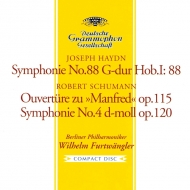 塼ޥ󡢥٥ȡ1810-1856/Sym 4 Manfred Overture Furtwangler / Bpo +haydn Sym 88