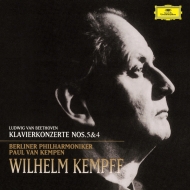 ١ȡ1770-1827/Piano Concerto 4 5  Kempff(P) Kempen / Bpo