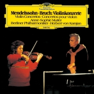 ǥ륹1809-1847/Violin Concerto Mutter(Vn) Karajan / Bpo +bruch Concerto 1