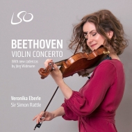 ベートーヴェン（1770-1827）/Violin Concerto： Eberle(Vn) Rattle / Lso +concerto Woo 5 (Hyb)