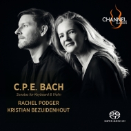 Sonatas for Keyboard & Violin : Rachel Podger(Vn)Kristian Bezuidenhout(Fp, Cemb)(Hybrid)