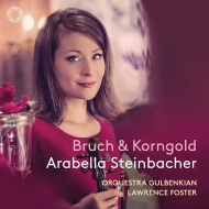 コルンゴルト (1897-1957)/Violin Concerto： Steinbacher(Vn) L. foster / Gulbenkian O +bruch： Concerto 1 Cha