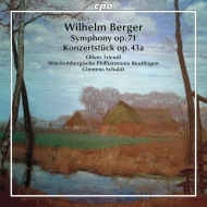 ベルガー、ヴィルヘルム（1861-1911）/Symphony Konzertstuck： Schuldt / Reutlingen Wurttemberg Po Triendl(P)