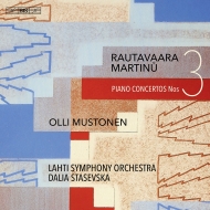 Rautavaara Piano Concerto No.3, Martinu Piano Concerto No.3 : Olli Mustonen(P)Dalia Stasevska / Lahti Symphony Orchestra (Hybrid)