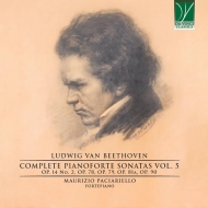 ١ȡ1770-1827/Complete Piano Sonatas Vol.5( 10 24 25 26 27 ) Paciariello(Fp)
