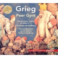 グリーグ（1843-1907）/Peer Gynt(Hlts)： Beecham / Rpo +holberg Suite： Sandberg / Rias So Violin Sonata 2