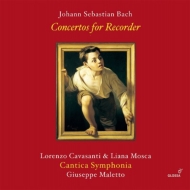 Хåϡ1685-1750/(Recorder)concertos Cavasanti(Rec) Maletto / Cantica Symphonia