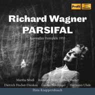 Parsifal : Hans Knappertsbusch  / Bayreuther Festspiele, Ramon Vinay, Martha Modl, Ludwig Weber, Dietrich Fischer-Dieskau, etc (1955 Monaural)(4CD)