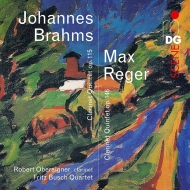 Brahms Clarinet Quintet, Reger Clarinet Quintet : Robert Oberaigner(Cl)Fritz Busch Quartet (Hybrid)