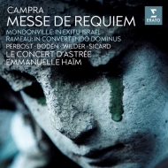 ץ(1660-1744)/Messe De Requiem E. haim / Le Concert D'astree Perbost S. boden Z. wilder Sicard +mond