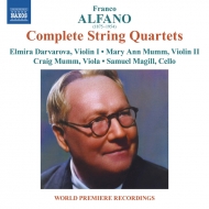 アルファーノ、フランコ（1875-1954）/String Quartet 1 2 3 ： Darvarova M. a.mum(Vn) C. mumm(Va) S. magill(Vc)