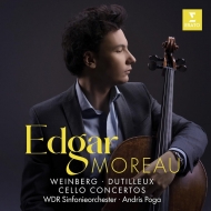 Weinberg Cello Concerto, Dutilleux Tout un monde lointain : Edgar Moreau(Vc)Andris Poga / WDR Symphony Orchestra