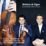 Elgar Violin Concerto, Britten Sea Interludes : Michael Barenboim(Vn)Alessandro Crudele / Philharmonia