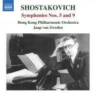 Symphonies Nos.5, 9 : Jaap van Zweden / Hong Kong Philharmonic