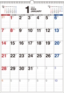永岡書店/K11 2024年 書き込み式シンプルカレンダー B3タテ 永岡書店のカレンダー