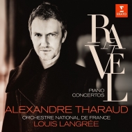 ラヴェル（1875-1937）/Piano Concertos： Tharaud(P) Langree / French National O +falla： Noches En Los Jardin