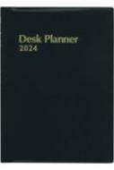 Book/117 デスクプランナー・a5(黒) 2024年版手帳