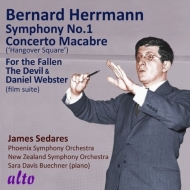 ハーマン、バーナード（1911-1975）/Sym 1 Concerto Macabre Etc： Sedares / Phoenix So New Zealand So Buechner(P)