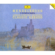 メンデルスゾーン（1809-1847）/Comp. symphonies： Abbado / Lso ＆ Cho Connell Mattila Blochwitz (Uhqcd) (Ltd)