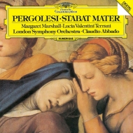 ペルゴレージ (1710-1736)/Stabat Mater： Abbado / Lso M. marshall Valentini Terrani (Uhqcd) (Ltd)