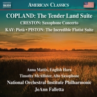 コープランド（1900-1990）/Tender Land Suite： Falletta / National Orchestral Institute Po +creston Ulysses K