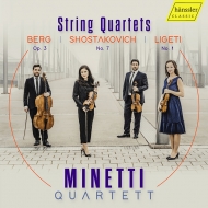 弦楽四重奏曲集/Minetti Q： Berg： String Quartet Shostakovich： Quartet 7 Ligeti： Quartet 1