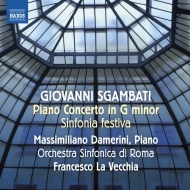 Сƥˡ1841-1914/Sinfonia Festiva Piano Concerto La Vecchia / Rome So Damerini(P)