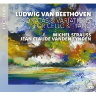 ベートーヴェン（1770-1827）/Comp. works For Cello ＆ Piano： Michel Strauss(Vc) Vanden Eynden(P)
