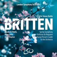 ブリテン、ベンジャミン（1913-1976）/Sinfonia Da Requiem Spring Symphony Young Person's Guide： Rattle / Lso ＆ Ch