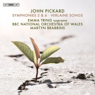 ピッカード、ジョン（1963-）/Sym 2 6 Verlaine Songs： Brabbins / Bbc National. o Of Wales Tring(S) (Hyb)