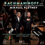 ラフマニノフ、セルゲイ（1873-1943）/Comp. piano Concerto Paganini Rhapsody： Pletnev(P) Nagano / Rachmaninoff Inte