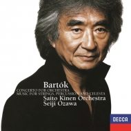 Хȡ (1881-1945)/Concerto For Orchestra Music For Strings Percussion  Celesta Ozawa / Saito Kine