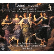 ヴィヴァルディ（1678-1741）/Four Seasons Etc： Bakieva(Vn) Savall / Les Musiciennes Du Concert Des Nations (H