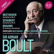 Boult: Beethoven: Sym, 3, Schubert: Sym, 9, Brahms: Haydn Variations, Overtures