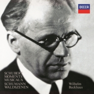 Schubert Moments Musicaux, Schumann Waldszenen : Wilhelm Backhaus(P)