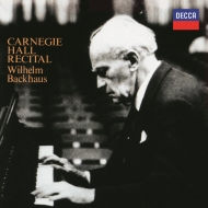 Wilhelm Backhaus: Carnegie Hall Recital (1954)(2SHM-CD)