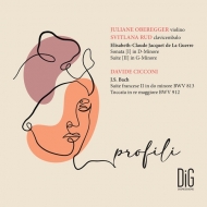 㥱ɡ顦1665-1729/Violin Sonata 1 Suite 2  Oberegger(Vn) Svitlana Rud(Cemb) +j. s.bach