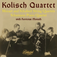 Kolisch Quartet :  Mozart, Schubert +Schumann Piano Quintet: Monath(P)(2CD)